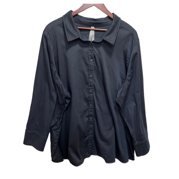 Pennington’s Black Button Down Shirt Size 5x - Picture 1 of 7